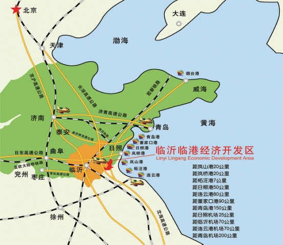 日照港内部货场地图图片